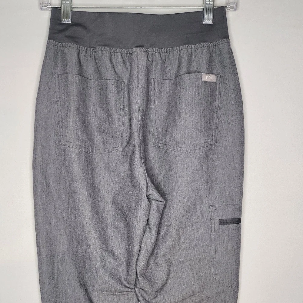 Figs Woman's Zamora Jogger Scrub Pants‎ XS Gray Hospital Uniform